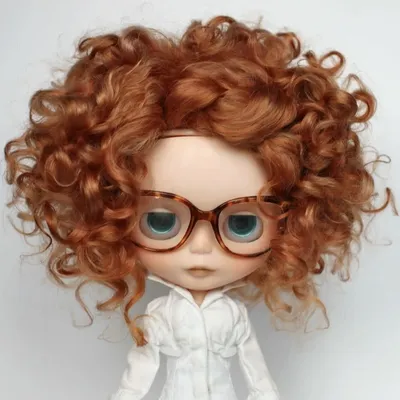 Волосы для кукол, трессы кудри-локоны-спиральки, рыжие, длина 15 см*1 метр.  – купить в Казани | «С Нежностью»