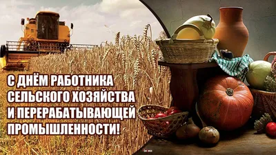 C Днем работников сельского хозяйства и перерабатывающей промышленности