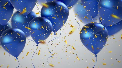 поздравительная открытка на день рождения со свечкой номер 48 в кекс на  фоне воздушных шаров. копировать пространство с днем рожде Стоковое  Изображение - изображение насчитывающей приветствие, случай: 246927901