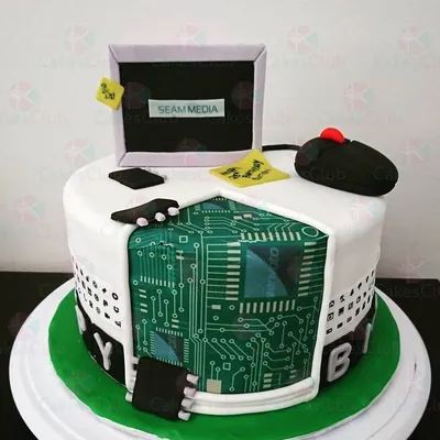 Заказать торт для программиста из мастики, фото тортов программисту на  день… | Торт в виде компьютера, Мужские торты на день рождения, Тематически  оформленные торты
