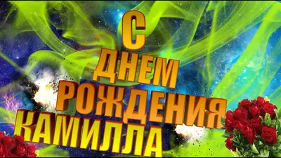 Звезда шар именная, фольгированная, красная, с надписью \"С днем рождения,  Камилла!\" - купить в интернет-магазине OZON с доставкой по России  (934539351)