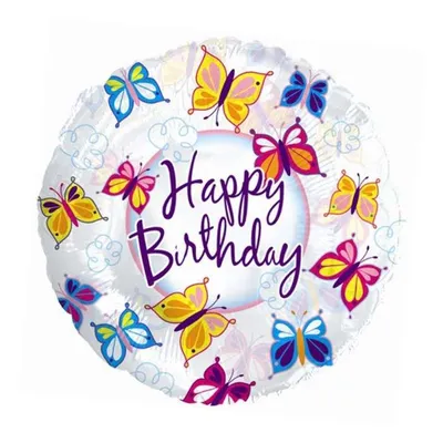 Дарите Счастье Открытка \"С Днем Рождения\", бабочки, частичный УФ-лак, 12х18  см, 10 штук - купить с доставкой в интернет-магазине OZON (1018096388)