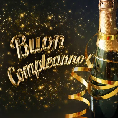 буон Compleanno. с днем рождения по-итальянски. красочные поздравительные  открытки. Иллюстрация вектора - иллюстрации насчитывающей график,  итальянско: 222767107