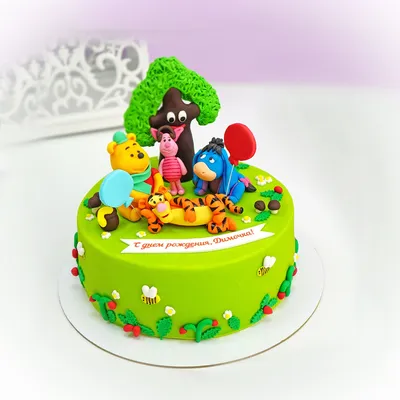 Сахарная картинка для торта на день рождения Винни-Пух, круг на торт 20 см,  на листе А4, не вырезан - купить с доставкой по выгодным ценам в  интернет-магазине OZON (1067539411)