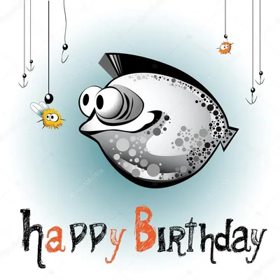 Поздравления с днем рождения рыбка - 70 фото
