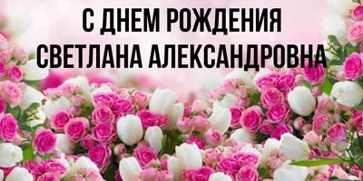 Уважаемая Светлана Александровна! С большим уважением и радостью  поздравляем Вас с Днём Рождения! Пусть сегодня.. | ВКонтакте