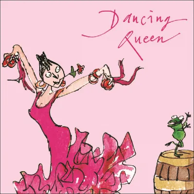 Красивая открытка с днем рождения женщине танцовщице (скачать бесплатно)