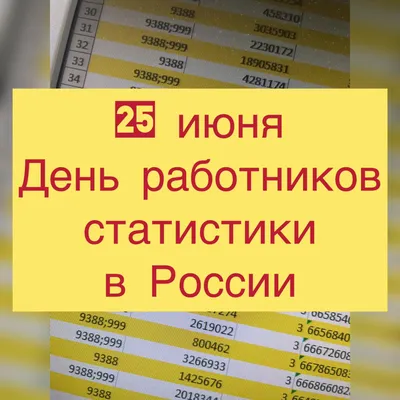 20 октября – Всемирный день статистики