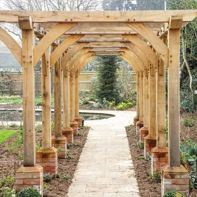 Как создать зону для игр в саду: фото с примерами использования арок и пергол
