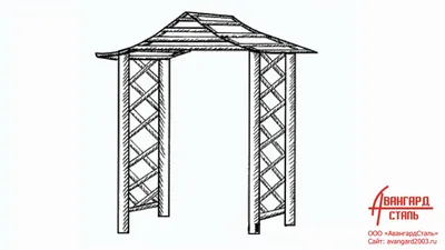 Прекрасные садовые арки и перголы для вашего участка