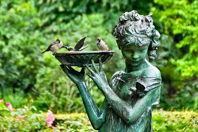 Изумительные изображения садовых скульптур