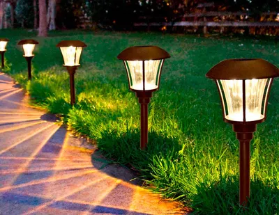 Фото садовых светильников и фонарей: оригинальные идеи для декора сада