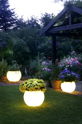 Садовые фонари: создание романтической атмосферы