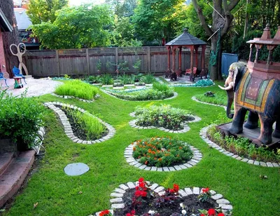 Сад в стиле скандинавского минимализма: фото