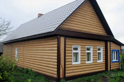 Дом сайдинг блок хаус от 750 рублей за 1 м2 монтаж. Жмите!