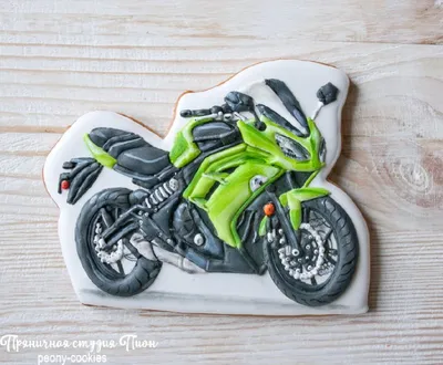 Вкусняшки от Машки Декор сахарная картинка на торт Мотоцикл