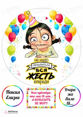 Печать вафельной (рисовой) или сахарной картинки с днем рождения на торт  девушке, женщине: продажа, цена в Харькове. Замороженные полуфабрикаты от  \"интернет-магазин \"Сладкий кондитер\"\" - 555494100
