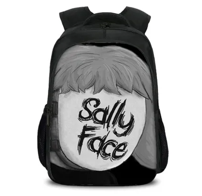 Рюкзак Салли Кромсали (Sally Face) черно-белый - купить недорого в  интернет-магазине игрушек Super01