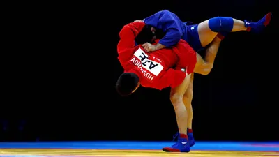 Самбо wrestling иллюстрация вектора. иллюстрации насчитывающей боевой -  43822151