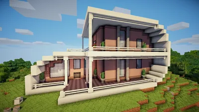 Красивый дом в майнкрафт - Timelapse - Серия 8.1 - Строительный креатив 2 -  YouTube