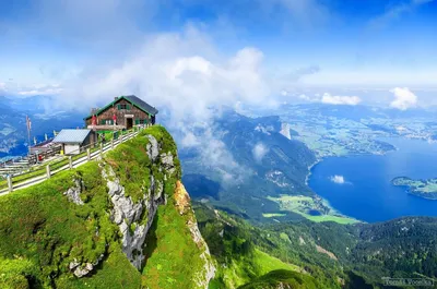 Красивые места по всему миру - Бирюзовая гладь ~ Озеро Бриенц, Швейцария |  Facebook