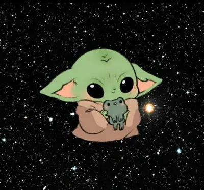 Bby yoda | Хиппи обои, Рисунки диснея, Милые рисунки