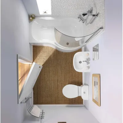 Дизайн-проект ванной комнаты и санузла в частном доме - Картель Мастеров
