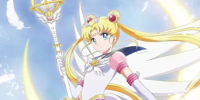 Обои на рабочий стол Принцесса Серенити / Сейлор Мун / Усаги Цукино /  Princess Serenity / Sailor Moon / Tsukino Usagi из аниме Прекрасная  девушка-воин Сейлор Мун Кристалл / Bishoujo Senshi Sailor