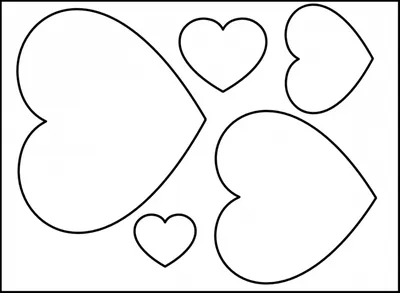 шаблон сердечка а4 - Пошук Google | Felt flower template, Heart crafts,  Paper crafts diy tutorials