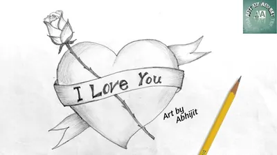 Учимся рисовать крылатое сердце карандашомpict | Рисунки сердца, Рисунки,  Романтические жесты
