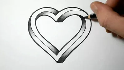Как нарисовать сердечко красиво (51 фото) » Идеи поделок и аппликаций  своими руками - Папикпро.КОМ