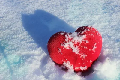 Сердце на снегу (53 фото) - 53 фото