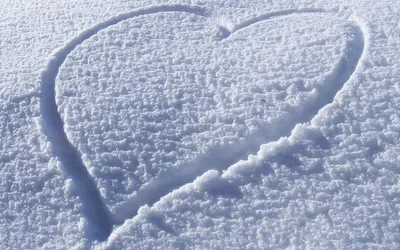 Сердечко на снегу :: Алсу Кидряева – Социальная сеть ФотоКто