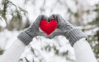 затянутое в зимний сезон сердце на снегу Стоковое Фото - изображение  насчитывающей праздник, рождество: 223031020