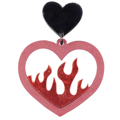прекрасное горящее сердце в огне, жаждущее любви Иллюстрация штока -  иллюстрации насчитывающей сердце, пожар: 268839387