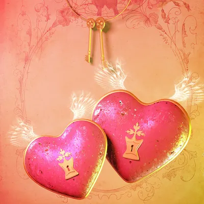 валентинка ко дню влюбленных сердце №1182013 - купить в Украине на Crafta.ua