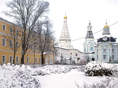 Сергиев Посад зимой, HD-фото пейзажи