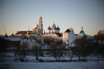 Сергиев Посад зимой, HD-фото пейзажи