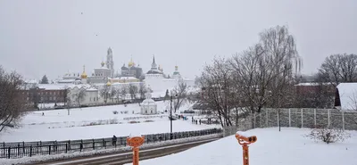 Успенский храм зимой (фото). – Официальный сайт Успенского кафедрального  собора в г. Сергиев Посад