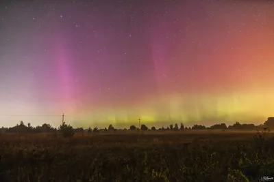 Северное сияние фотограф снял под Новосибирском — посмотрите волшебные фото  и видео, Новосибирск, 14 марта 2022 года, красивые фото - 14 марта 2022 -  НГС