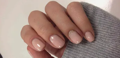 Women - hand with beautiful manicure hold a silk fabric. Autumn trend,  polish the beige and quail pattern on the nails with gel polish, shellac.  Copy space. 25612465 Stock Photo at Vecteezy