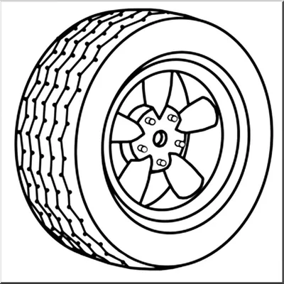 Шина раскраска для детей - 35 фото
