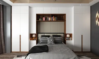Обои Шкаф В Спальню: как создать гармоничный интерьер спальни