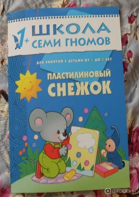 Обучающая книга \"Школа семи гномов\" - Пластилиновые картинки купить за 95  рублей - Podarki-Market