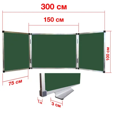 Доска маркерная LETAK 100 x 150 см, офисная/школьная, белая  (ЛД-1-100-150-б) — LETAK