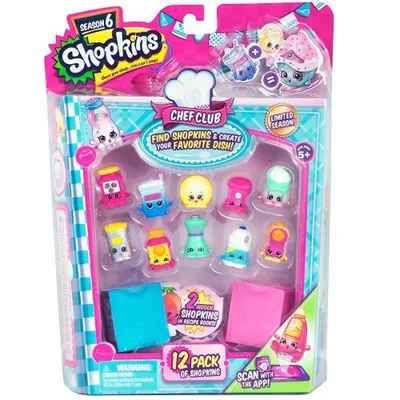 Набор фигурок Shopkins S6 Шеф-клуб 12 друзей Шопкинс (56144) - купить в  Украине | Интернет-магазин karapuzov.com.ua