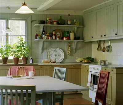 Шторы на кухню в деревянном доме (33 фото)