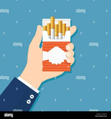 Сигарета в руке: изображение в формате WebP