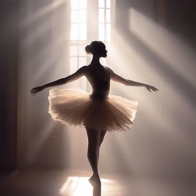 Балерина, Силуэт, балет, рука, свободный танец, монохромный png | Klipartz