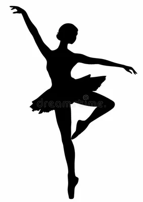 Значок балерины. Изолированный силуэт балерины. Векторная иконка |  Ballerina silhouette, Silhouette art, Ballerina art